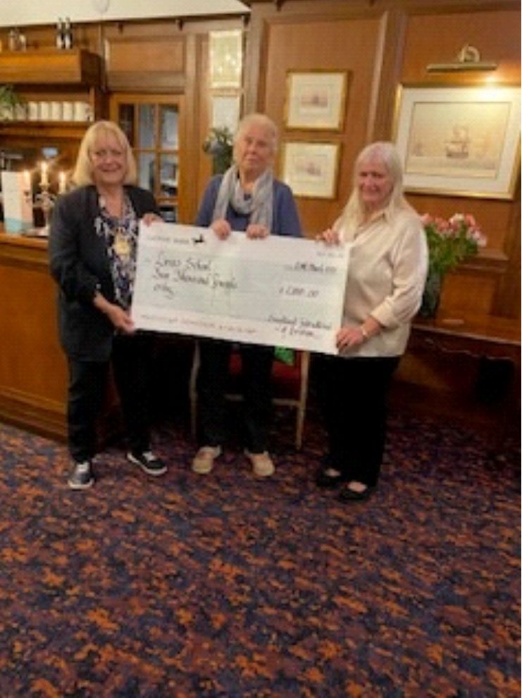 Cheque to Lisas School 2025 1